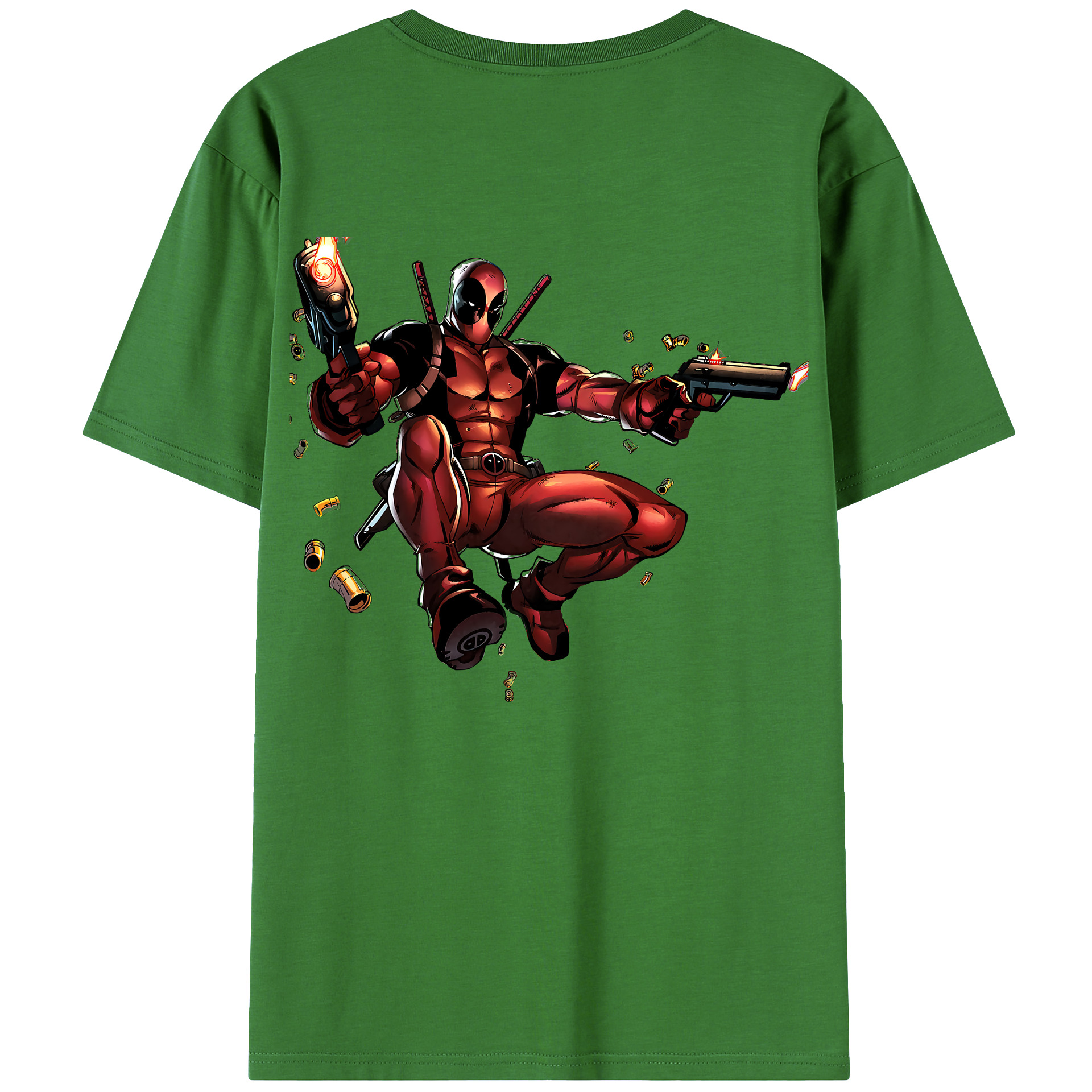 （画像用） Deadpool デッドプール レディース半袖Tシャツ(バックプリント)